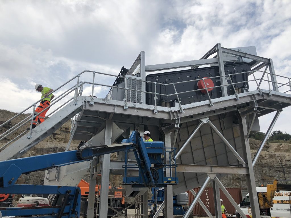 Crushing and Screening Facility Installation for Marshalls PLC & Sandvik UK